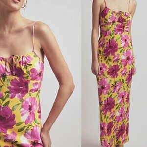 Favorite Daughter The One That Got Away Floral Keyhole Maxi Dress Size 6